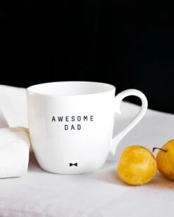 Le Mug Papa - Message Au Choix -Bijoux Magasin le mug blanc awesome dad emoi emoi