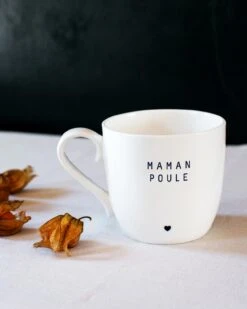 Le Mug Maman - Message Au Choix -Bijoux Magasin le mug blanc maman poule emoi emoi 1