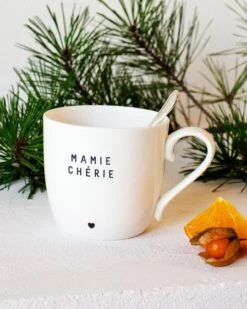 Le Mug Grand-mère - Message Au Choix -Bijoux Magasin le mug blanc mamie cherie emoi emoi 2