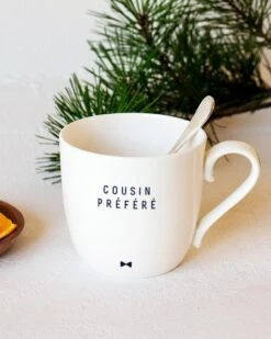 Le Mug Cousin.e.s - Message Au Choix -Bijoux Magasin le mug cousin prefere