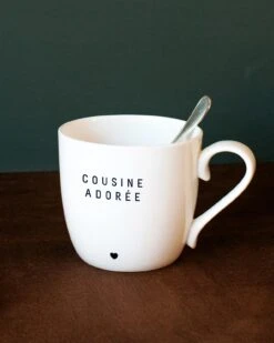 Le Mug Cousin.e.s - Message Au Choix -Bijoux Magasin le mug cousine adoree 4967afdf 074c 431f 9dfb af422637a305