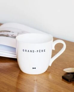 Le Mug Grand-père - Message Au Choix -Bijoux Magasin le mug grand pere emoi emoi