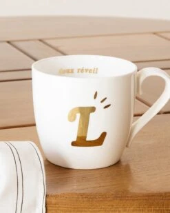 Le Mug Initiale Dorée