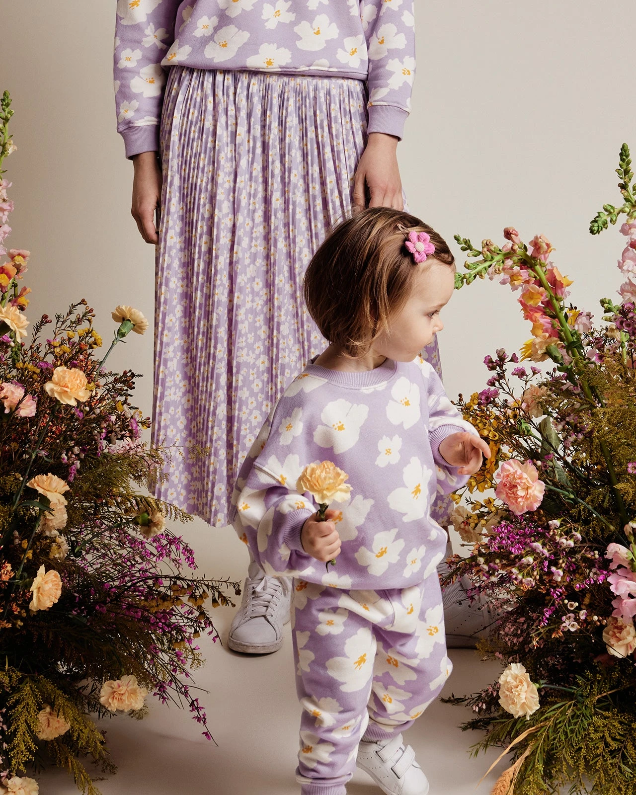 Le Pantalon Pia En Coton Bio - Anémones Lilas 12 Le Pantalon Pia En Coton Bio - Anémones Lilas – Image 10