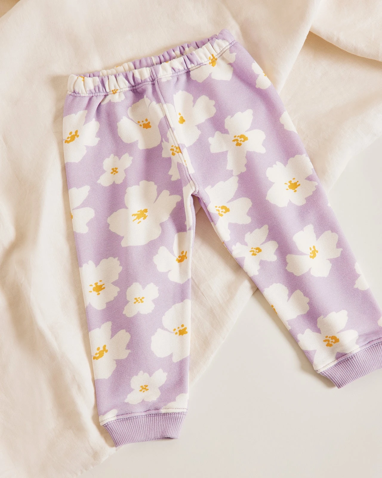 Le Pantalon Pia En Coton Bio - Anémones Lilas 4 Le Pantalon Pia En Coton Bio - Anémones Lilas – Image 2