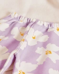 Le Pantalon Pia En Coton Bio - Anémones Lilas 22 Le Pantalon Pia En Coton Bio - Anémones Lilas -Bijoux Magasin le pantalon anemones maxi enfant en coton bio lilas 8