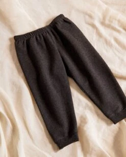 Le Pantalon Pia En Coton Bio - Gris Anthracite