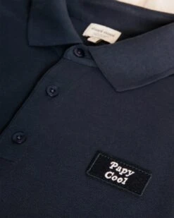 Le Polo Papy Cool En Coton Bio - Charbon -Bijoux Magasin le polo papy cool en coton bio charbon 2