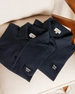 Le Polo Papy Cool En Coton Bio - Charbon -Bijoux Magasin le polo papy cool en coton bio charbon 3