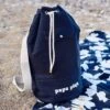 Le Sac Marin Brodé Papa Playa - Bleu Nuit -Bijoux Magasin le sac marin brode papa playa nuit