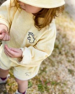 Le Short Sunny En éponge - Vanille -Bijoux Magasin le short brode baby sun bird eponge en coton bio vanille 6 98ce90a0 6638 46e6 a1d3 eec6816f09eb