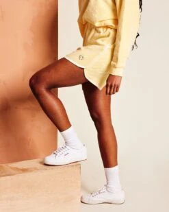 Le Short Soretro En éponge - Vanille -Bijoux Magasin le short brode mama sun bird eponge en coton bio vanille 12