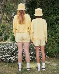 Le Short Soretro En éponge - Vanille -Bijoux Magasin le short brode mama sun bird eponge en coton bio vanille 5