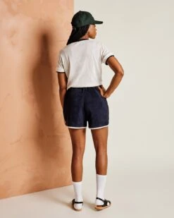 Le Short Soretro En éponge - Bleu Nuit -Bijoux Magasin le short femme en coton bio nuit 10