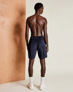 Le Short Samuel En éponge - Bleu Nuit -Bijoux Magasin le short homme en coton bio nuit 12