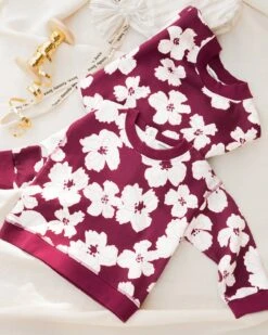 Le Sweat Anémones Maxi Femme En Coton Bio - Bordeaux -Bijoux Magasin le sweat anemones femme en coton bio rhubarbe 3aaede0a 57ca 4f08 aa65 2d99fec51abc