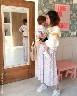 Le Sweat Sam En Coton Bio - Anémones Lilas 32 Le Sweat Sam En Coton Bio - Anémones Lilas -Bijoux Magasin le sweat anemones maxi enfant en coton bio lilas