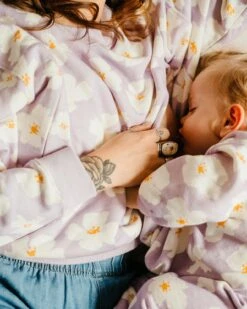 Le Sweat Sam En Coton Bio - Anémones Lilas 36 Le Sweat Sam En Coton Bio - Anémones Lilas -Bijoux Magasin le sweat anemones maxi enfant en coton bio lilas 11