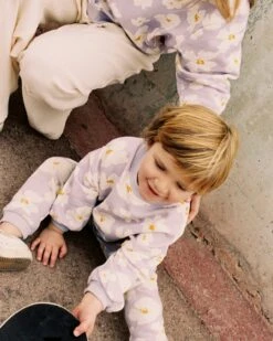Le Sweat Sam En Coton Bio - Anémones Lilas 38 Le Sweat Sam En Coton Bio - Anémones Lilas -Bijoux Magasin le sweat anemones maxi enfant en coton bio lilas 16