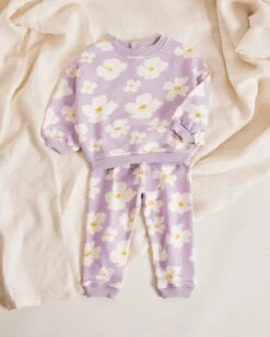 Le Sweat Sam En Coton Bio - Anémones Lilas 28 Le Sweat Sam En Coton Bio - Anémones Lilas -Bijoux Magasin le sweat anemones maxi enfant en coton bio lilas 8