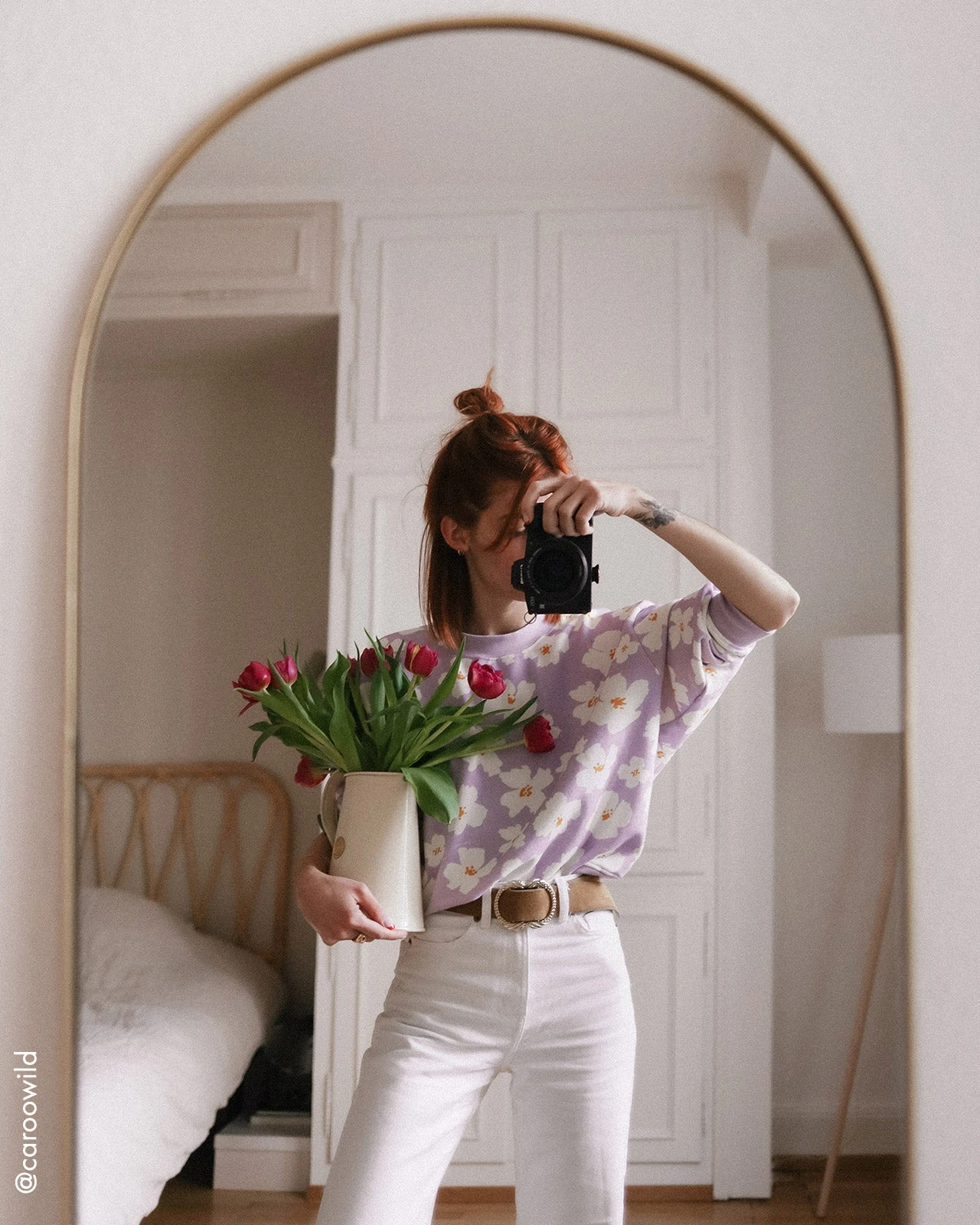 Le Sweat Scarlett En Coton Bio - Anémones Lilas 7 Le Sweat Scarlett En Coton Bio - Anémones Lilas – Image 5