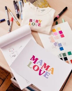 Le Sweat Club Baby Love En Coton Bio - Crème -Bijoux Magasin le sweat brode baby love en coton bio creme 9