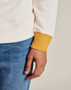 Le Sweat Brodé Papa Loup En Coton Bio - Crème -Bijoux Magasin le sweat brode papa loup en coton bio creme 6