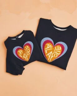 Le Sweat Club À La Folie Femme En Coton Bio - Charbon -Bijoux Magasin le sweat club brode a la folie femme en coton bio creme 3