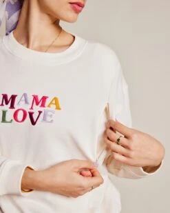 Le Sweat D'allaitement Club Mama Love En Coton Bio - Crème 20 Le Sweat D'allaitement Club Mama Love En Coton Bio - Crème -Bijoux Magasin le sweat dallaitement club mama love en coton bio creme 11