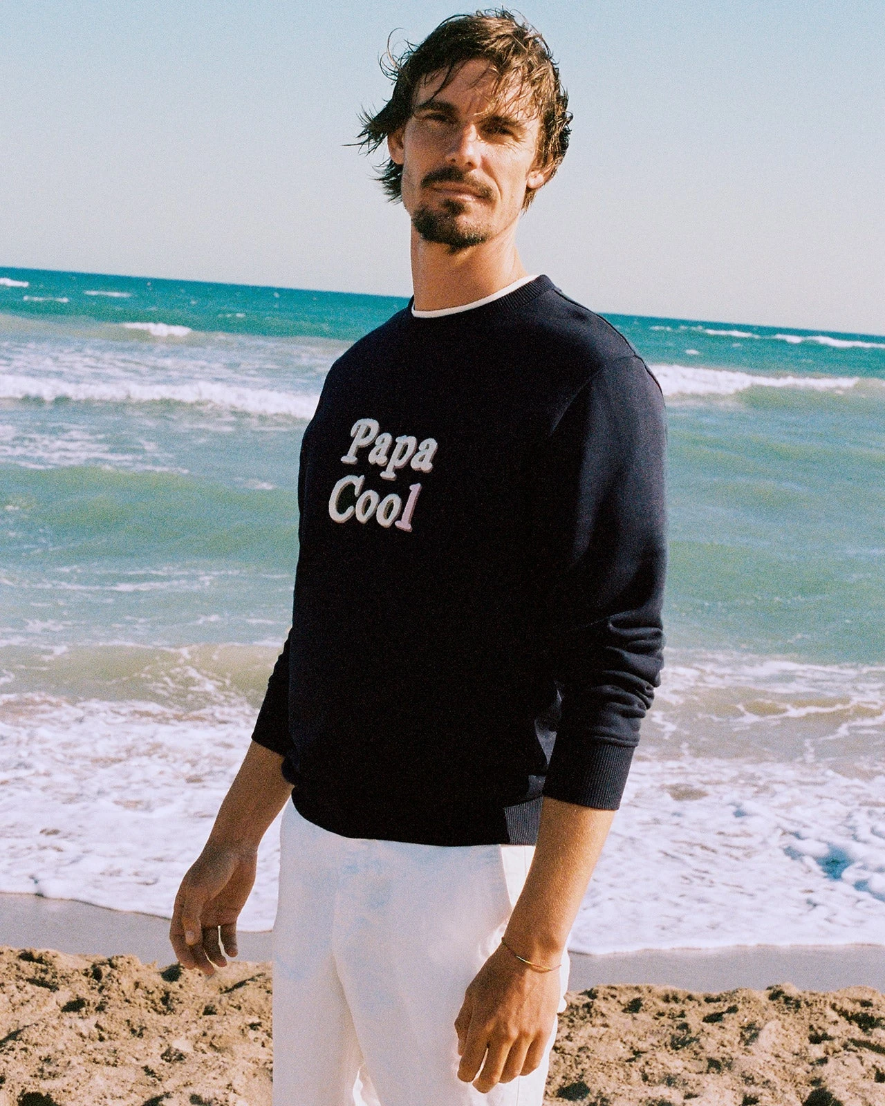 Le Duo De Sweats Papa Cool / Mini Cool En Coton Bio - Charbon 6 Le Duo De Sweats Papa Cool / Mini Cool En Coton Bio - Charbon â Image 4