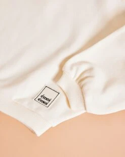 Le Sweat Adoré Enfant En Coton Bio - Crème -Bijoux Magasin le sweat eternel enfant en coton bio creme 6