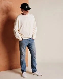 Le Sweat Adoré Homme En Coton Bio - Crème -Bijoux Magasin le sweat eternel homme en coton bio creme 4