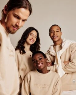 Le Sweat Adoré Homme En Coton Bio - Latte -Bijoux Magasin le sweat eternel homme en coton bio latte 3