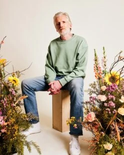 Le Sweat Adoré Homme En Coton Bio - Olive -Bijoux Magasin le sweat eternel homme en coton bio olive 3