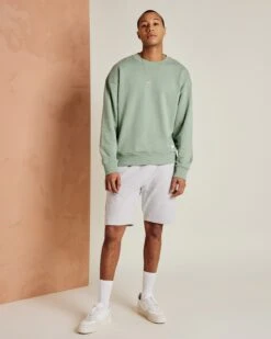 Le Sweat Adoré Homme En Coton Bio - Olive -Bijoux Magasin le sweat eternel homme en coton bio olive 6