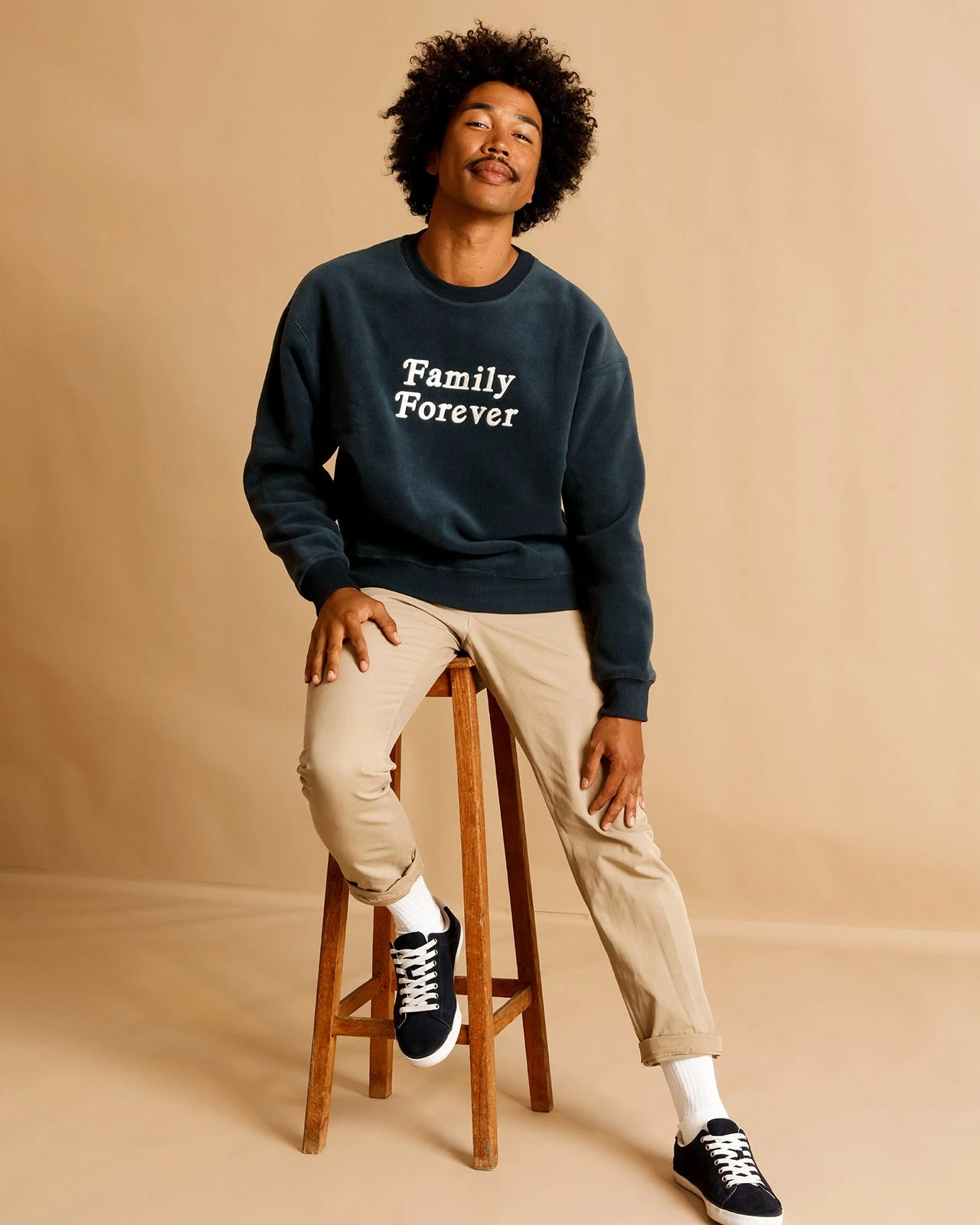 Le Sweat Family Forever Homme En Polaire Recyclée - Charbon 3 Le Sweat Family Forever Homme En Polaire Recyclée - Charbon