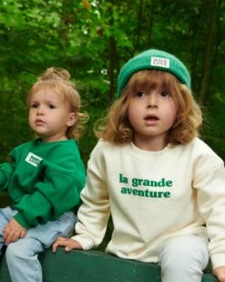 Le Sweat La Grande Aventure Enfant En Coton Bio - Crème 24 Le Sweat La Grande Aventure Enfant En Coton Bio - Crème -Bijoux Magasin le sweat la grande aventure enfant en coton bio creme