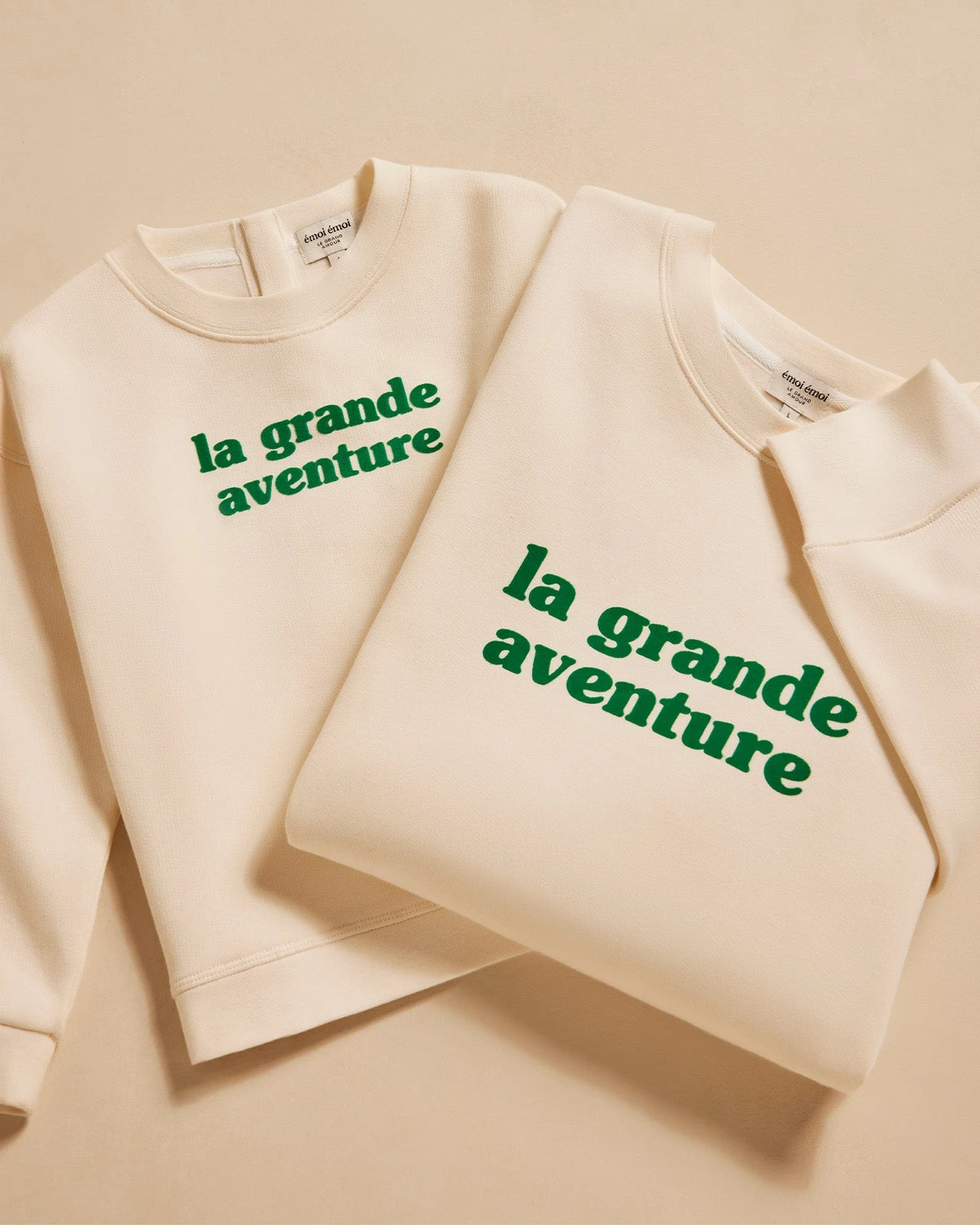 Le Sweat La Grande Aventure Enfant En Coton Bio - Crème 9 Le Sweat La Grande Aventure Enfant En Coton Bio - Crème – Image 7