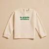 Le Sweat La Grande Aventure Enfant En Coton Bio - Crème -Bijoux Magasin le sweat la grande aventure enfant en coton bio creme 5