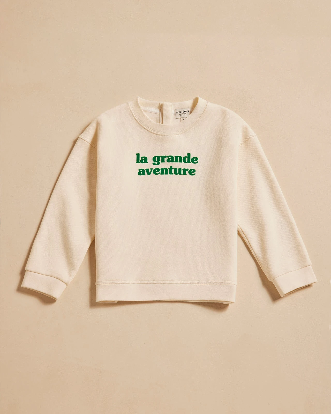 Le Sweat La Grande Aventure Enfant En Coton Bio - Crème 3 Le Sweat La Grande Aventure Enfant En Coton Bio - Crème
