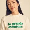 Le Sweat La Grande Aventure Femme En Coton Bio - Crème 2 Le Sweat La Grande Aventure Femme En Coton Bio - Crème -Bijoux Magasin le sweat la grande aventure femme en coton bio creme 11