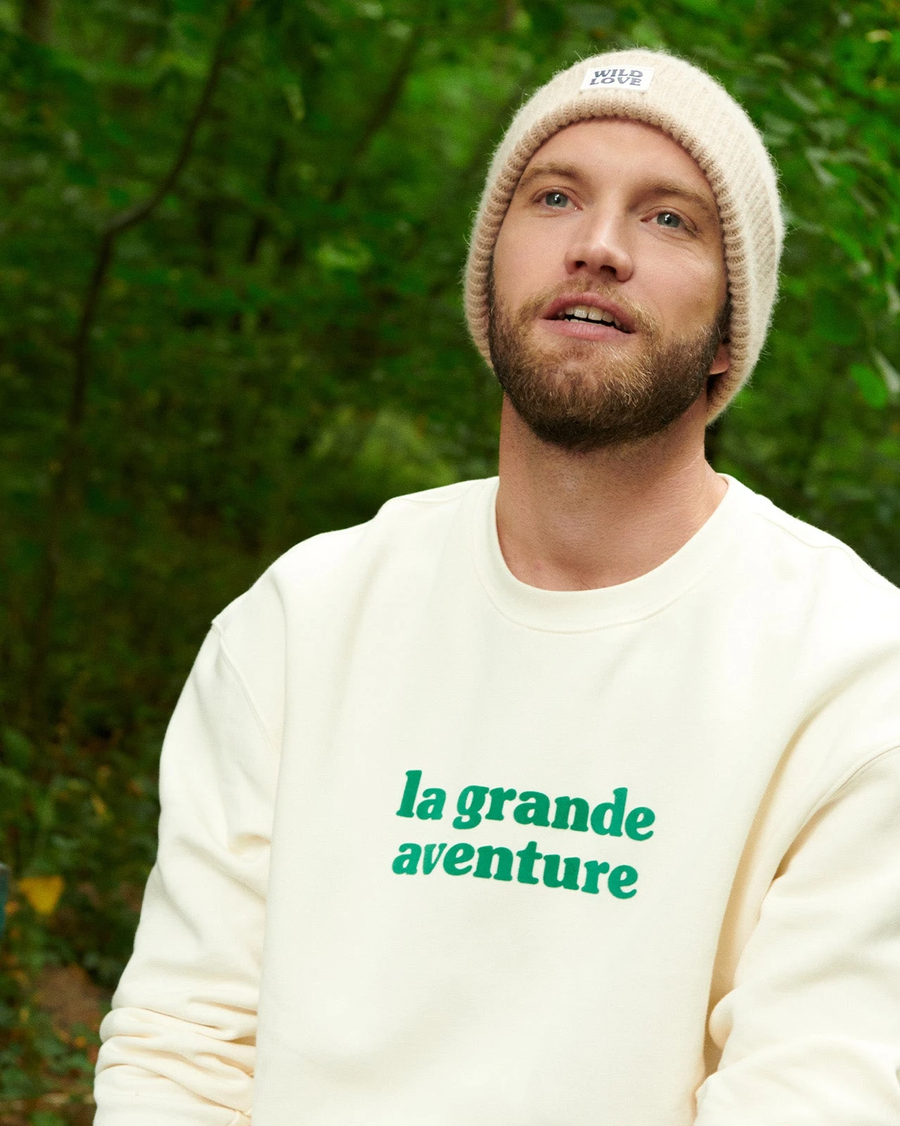 Le Sweat La Grande Aventure Homme En Coton Bio - Crème 3 Le Sweat La Grande Aventure Homme En Coton Bio - Crème