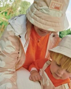 Le Sweat Simone Matelassé Soleils - Orange -Bijoux Magasin le sweat simone matelasse soleils orange