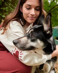 Le Sweat Cœur Solaire Femme Avec Coudières En Coton Bio - Crème -Bijoux Magasin le sweat soleil de ma vie femme avec coudieres en coton bio creme 11