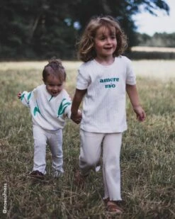 Le T-shirt Amore Mio Enfant En Coton Bio - Crème -Bijoux Magasin le t shirt amore mio enfant en coton bio creme 1 cf0a017c 6f52 433a be78 fabcd8e4e714