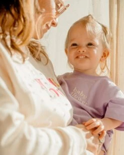 Le T-shirt Brodé Baby Flower En Coton Bio - Lilas 10 Le T-shirt Brodé Baby Flower En Coton Bio - Lilas -Bijoux Magasin le t shirt brode baby flower en coton bio lilas 4