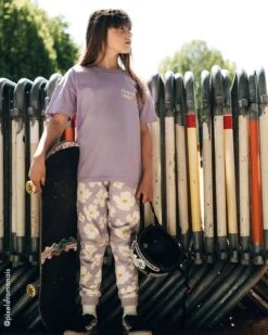 Le T-shirt Brodé Flower Child En Coton Bio - Lilas 18 Le T-shirt Brodé Flower Child En Coton Bio - Lilas -Bijoux Magasin le t shirt brode flower child en coton bio lilas 3