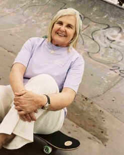 Le T-shirt Brodé Mamie Flower En Coton Bio - Lilas 20 Le T-shirt Brodé Mamie Flower En Coton Bio - Lilas -Bijoux Magasin le t shirt brode mamie flower en coton bio lilas 15