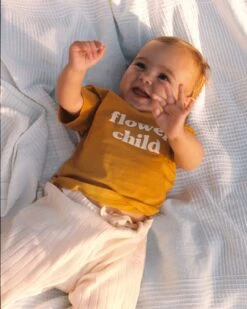 Le T-shirt Flower Child En Coton Bio - Mangue