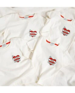 Le T-shirt Papa Forever Enfant En Coton Bio - Ivoire -Bijoux Magasin le t shirt papa forever enfant en coton bio ivoire emoi emoi 1